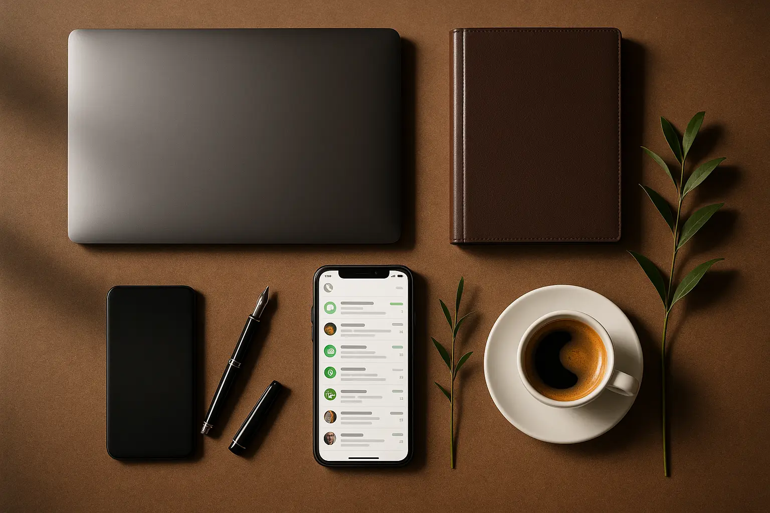 Gestor comercial e equipe analisando histórico de conversas e leads do WhatsApp centralizados em CRM, em ambiente corporativo moderno.