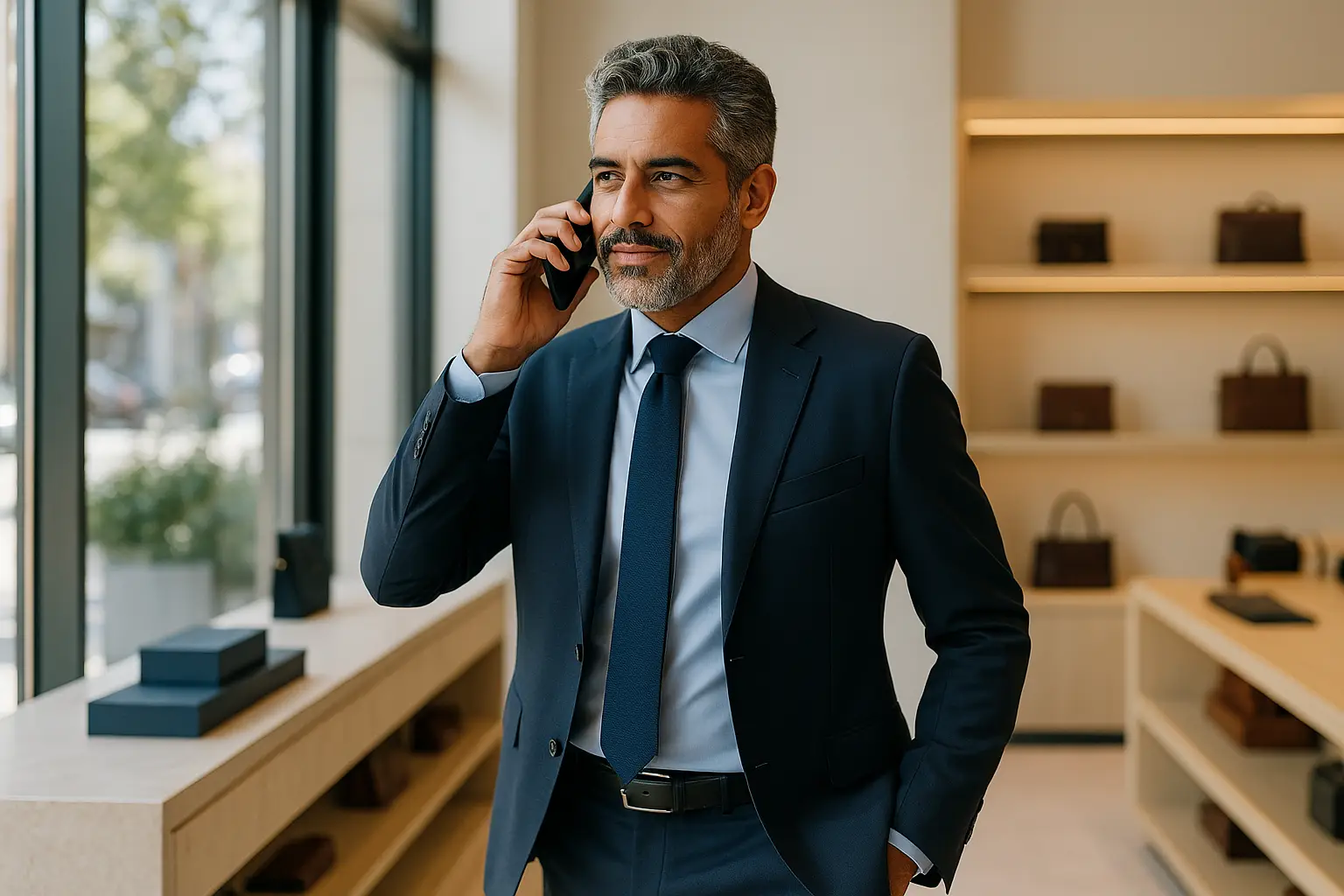 Equipe comercial analisando fila e distribuição de leads em painel digital de escritório moderno.